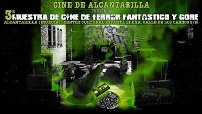 3 MUESTRA DE CINE DE TERROR FANTÁSTICO Y GORE - CINE DE ALCANTARILLA